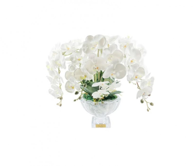 Парфумований букет "Exquisite orchid” колір золото