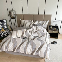 Постільна білизна Perfection, сіро/біла