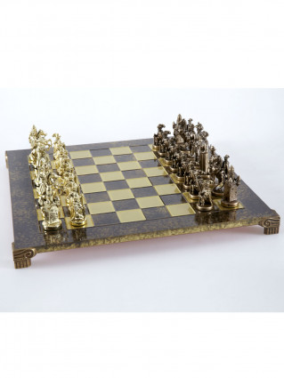 Шахи Середньовічні лицарі бронза 44x44