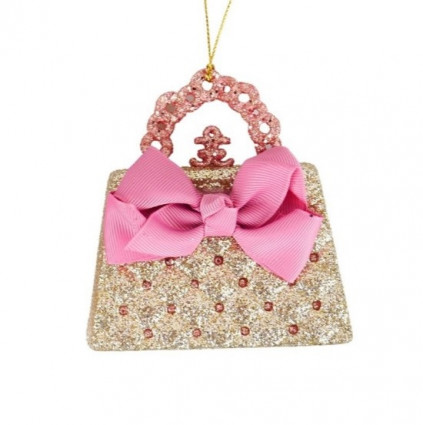 Підвіска "Сумочка" h-10, шампань
