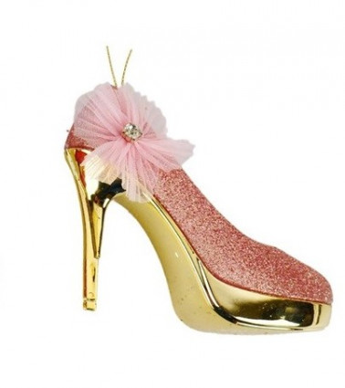 Підвіска "Туфелька" h-10, пудра