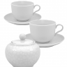 Сервиз чайный "Straganza White" с сахарницей