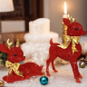 Декор "Новорічне Оленя" h-15, червоний