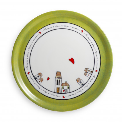 Блюдо для піци "Ла Касл" d-31, зелене