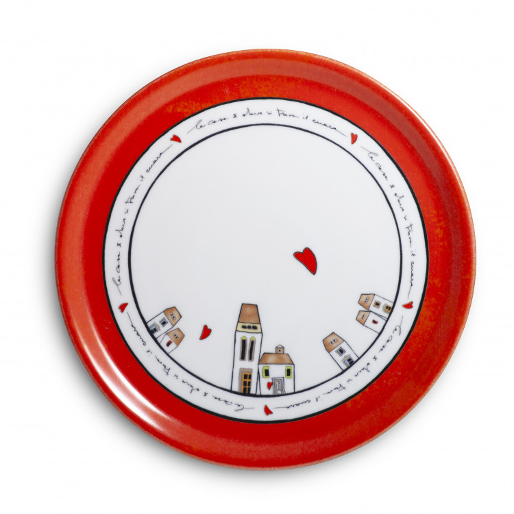 Блюдо для піци "Ла Касл" d-31, червоне