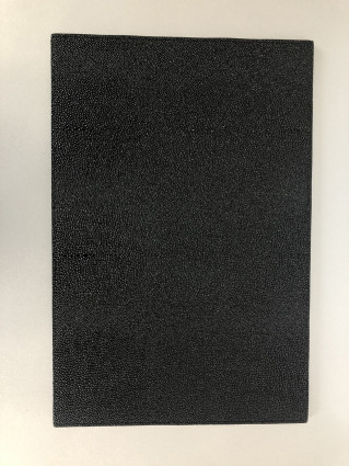 Подтарельник "Кожа ската" чёрный