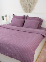 Постільна білизна "New Camile", лилова, євро.