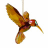 Підвіска "Колібрі бурштинова" h-10