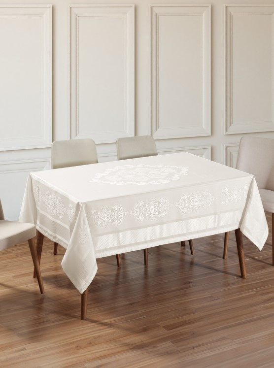 Скатертина прямокутна "Caramel", крем