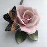 Статуетка "Троянда з метеликом" l-17 см