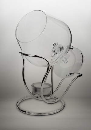 Набір для підігріву коньяку "Полум'я" h-20см