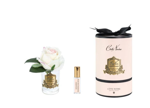 Парфумована квітка “Rose Blush” колір золото