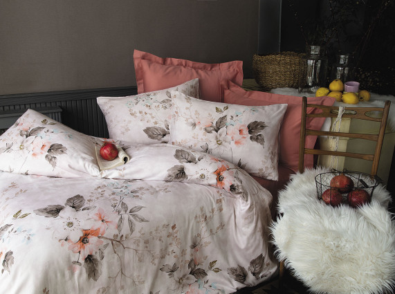 Постільна білизна "Malogra", теракотовий