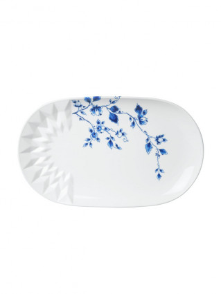 Блюдо "Захоплення" l-30, біло/синє
