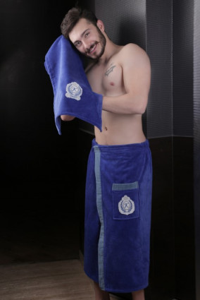 Набір для сауни чоловічий Koral, синій