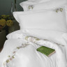 Постільна білизна з вишивкою "Christo 300TC", білий