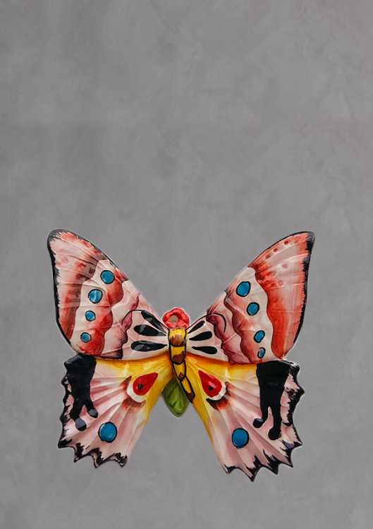 Декор "Метелик", малий, рожевий