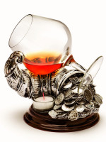 Набір для коньяку "Ріг достатку" d-15, h-20