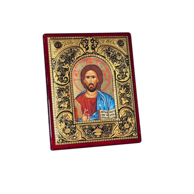 Ікона "Ісус Христос" 10*12 колір золото