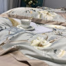 Набір постільної білизни "Ізабель" 4 предмети (сірий)