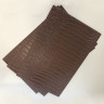 Підтарельник "Крокодиляча шкіра" коричневий
