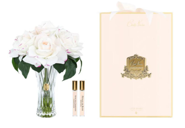 Парфумований букет “Rose Blush” колір золото