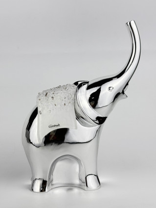 Декор "Слон" h-20, білий