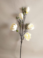 Гілка магнолії, h-106, 5 бутонів, біла