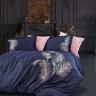 Постільна білизна "Feathers", синя