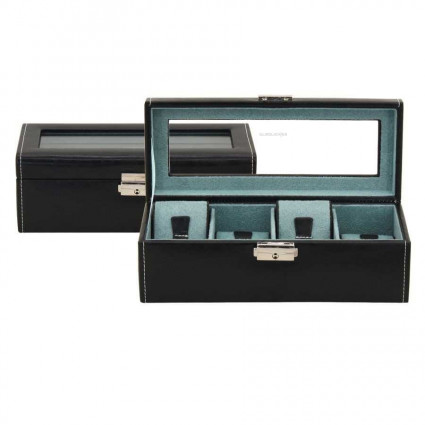 Кейс для годинників Bond на 4 пари чорний