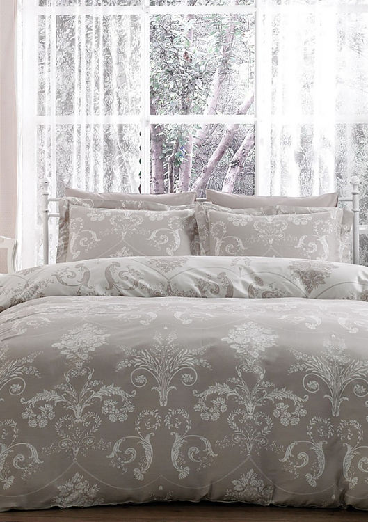 Постельное белье "Arredo", евро, бежевое