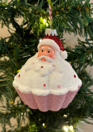 Підвіска "Кекс" h-14, рожева