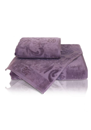 Набор полотенец "Baroc", 3шт, фиолетовые