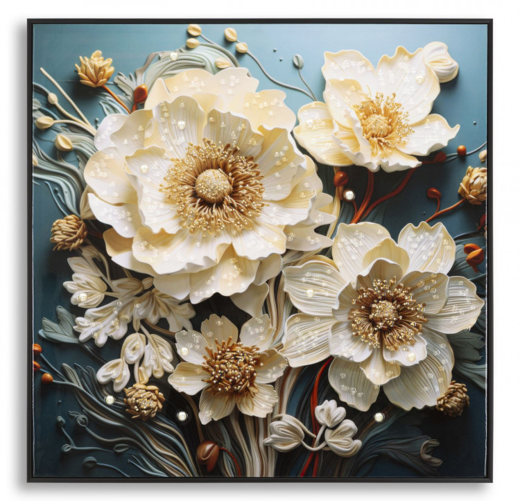 Картина "Розкіш квітів" 82*82 різнокольорова