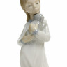 Статуетка Дівчинка з цуценям, h-21см