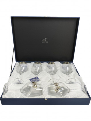 Набір бокалів для вина Виноград 6 предметів