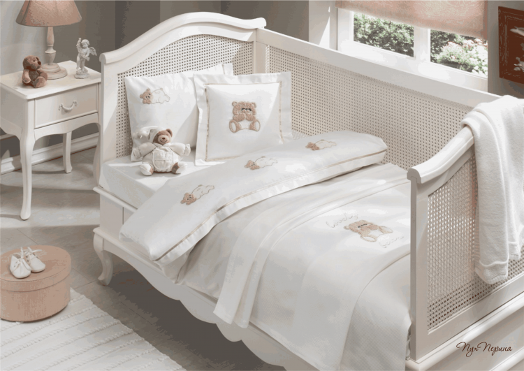Детский набор постельного белья Baby lovely бежевый