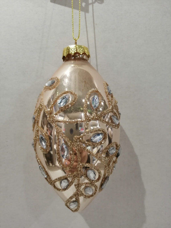 Бурулька "Витонченність" d-8, колір золото