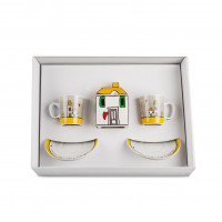 Кавовий набір Ла Касл сірий, 5 предметів