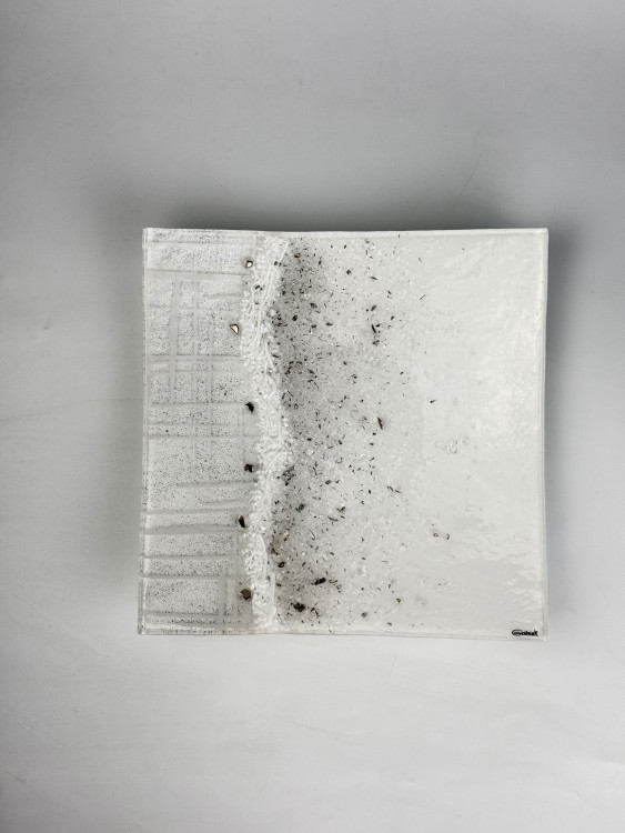 Фруктівниця "Snow" 33*33, квадратна, біла