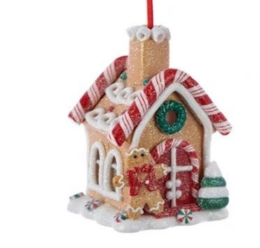 Підвіска "Пряниковий будинок" h-9, беж