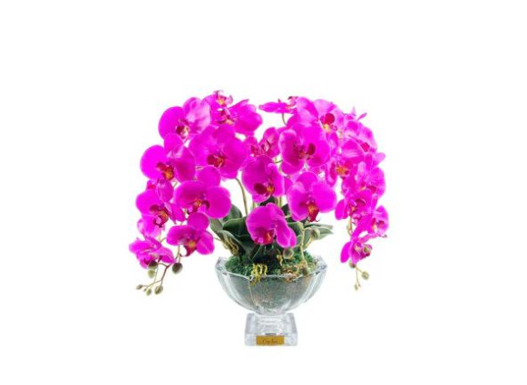 Парфумований букет "Exquisite orchid” колір золото
