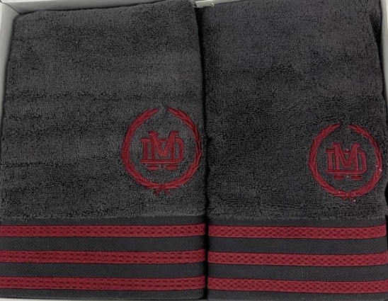 Набір рушників "Delon", антрацит