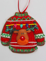 Підвіска Светр з оленем, h-9см