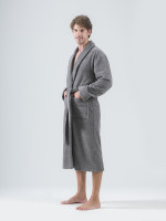 Халат чоловічий Leon, темно-сірий