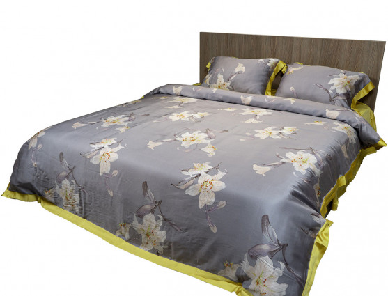 Постільна білизна "White Lily", антрацит