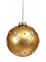 Куля З діамантами, d-10см, золота