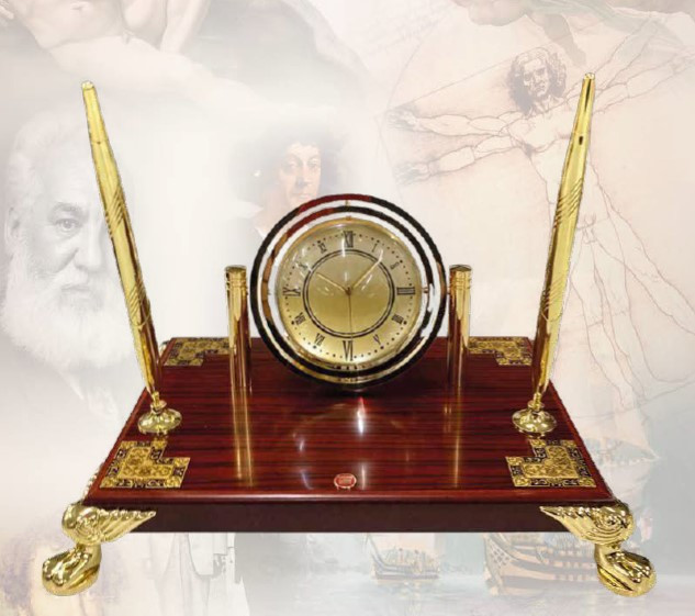 Настільній набір із годинником "Титанік" h-20