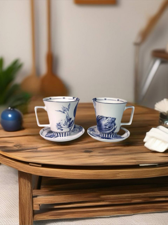 Чайний сервіз "Тюльпани" 2 персон, 4 предмети