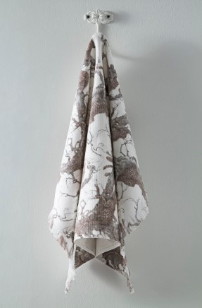 Рушник кухонний "Salome" білий/коричневий